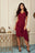 elegancka sukienka victoria bordo