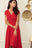 elegancka sukienka selena czerwona