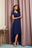 elegancka sukienka selena granat