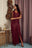 Sukienka Jennifer - bordowa