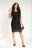 sukienka Luiza czarna Marconifashion