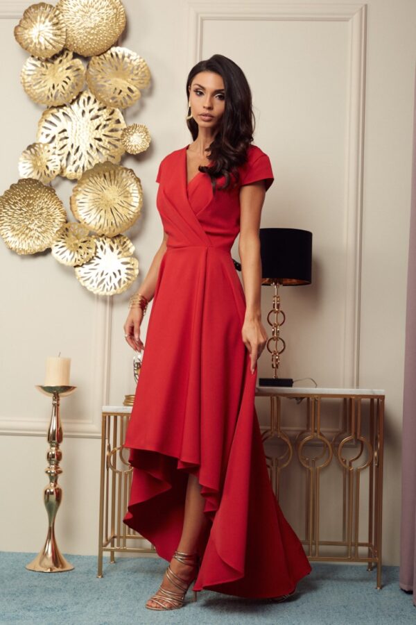 elegancka sukienka selena czerwona